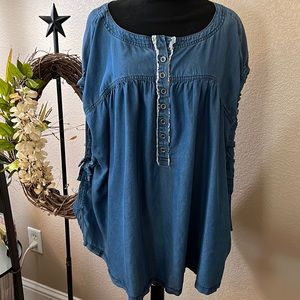 We the Free blue almost like Jean color.